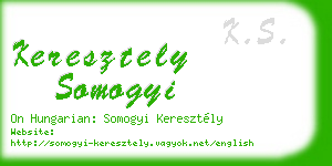 keresztely somogyi business card